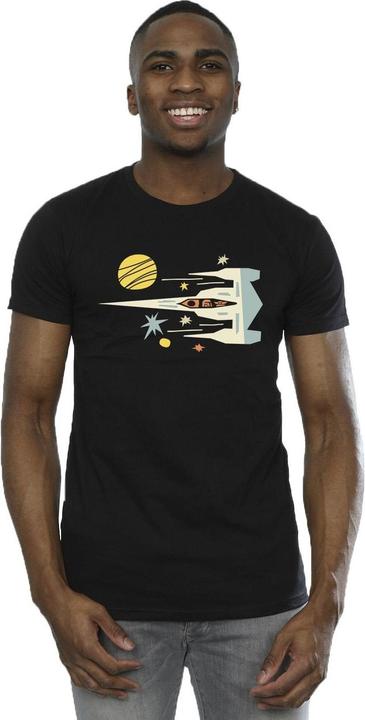 Actual product image Star Wars Mens The Mandalorian Cutout Ship T-Shirt (5XL)
