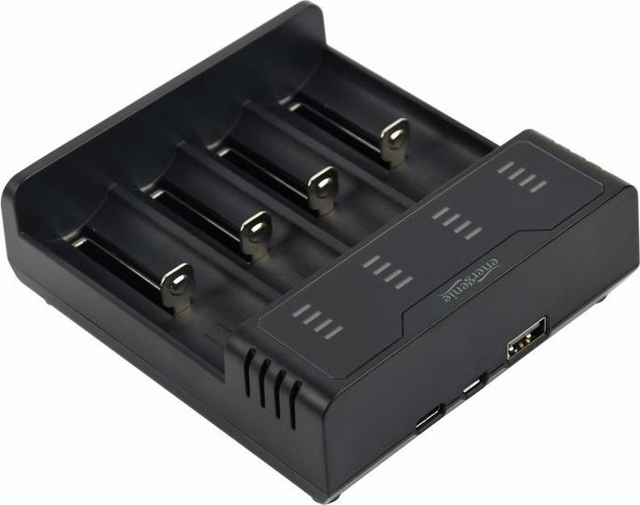 Immagine prodotto Energenie BC-USB-02 (1 pz., 10440, 14500, 14650, 16340, 17500, 17670, 18350, 18500, 18650, 18700, A, AA, AAA, AAAA, C)