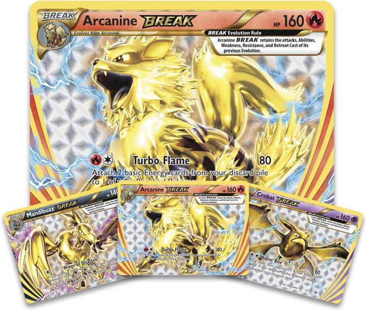 Actual product image Pokémon Arcanine Break Evolution Box (English, Booster Pack)