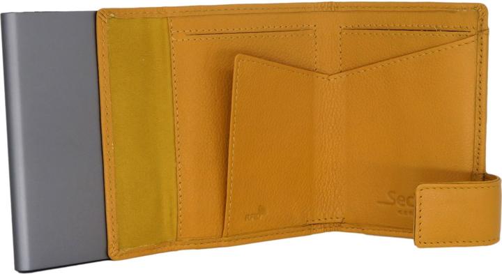 Immagine prodotto SecWal 2 Kartenetui mit Münzfach, gelb, 10 Karten, RFID
