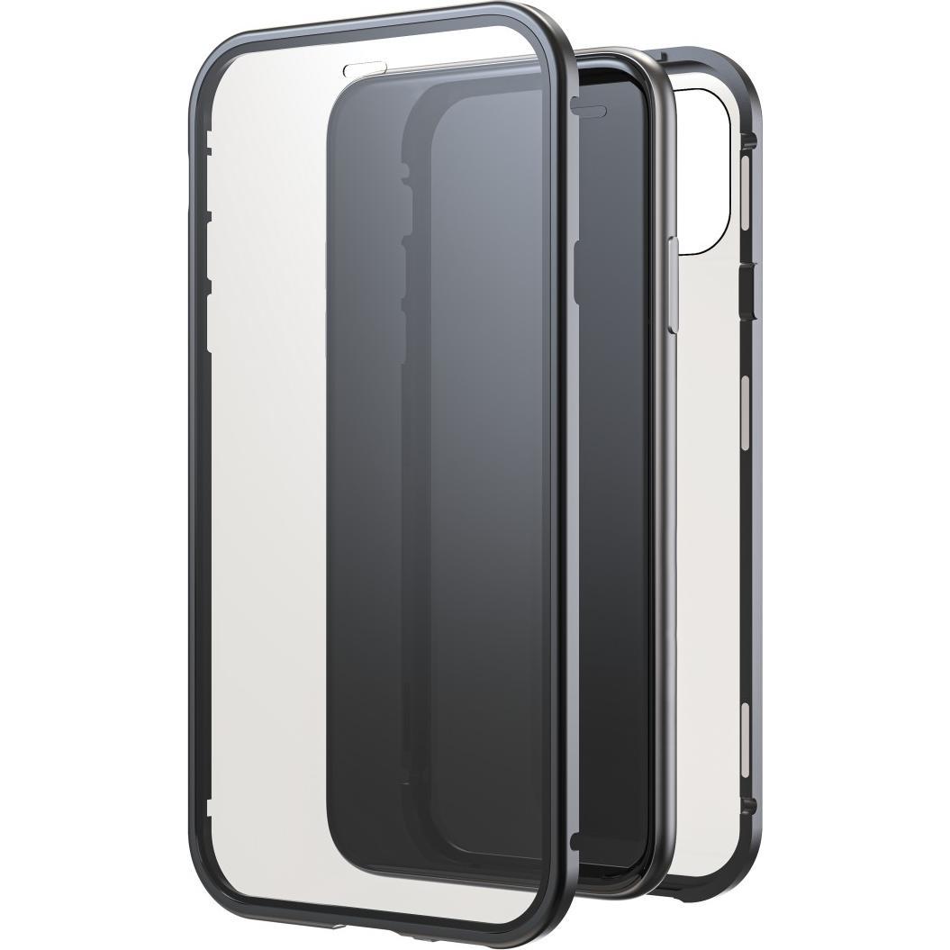 Black Rock 360° Glass (Apple iPhone 11), Smartphone Hülle, Schwarz, Transparent