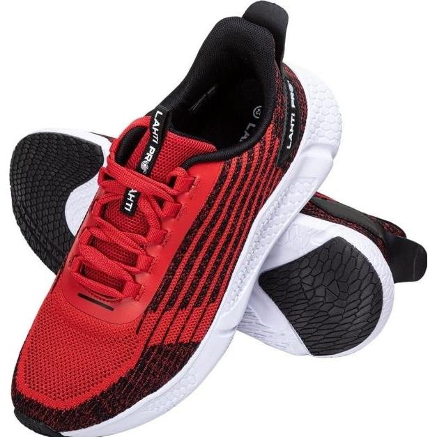 Lahti Pro, Herren, Sneaker, 3d knitted shoes red and black, &quot45&quot, lahti, Rot, (45)