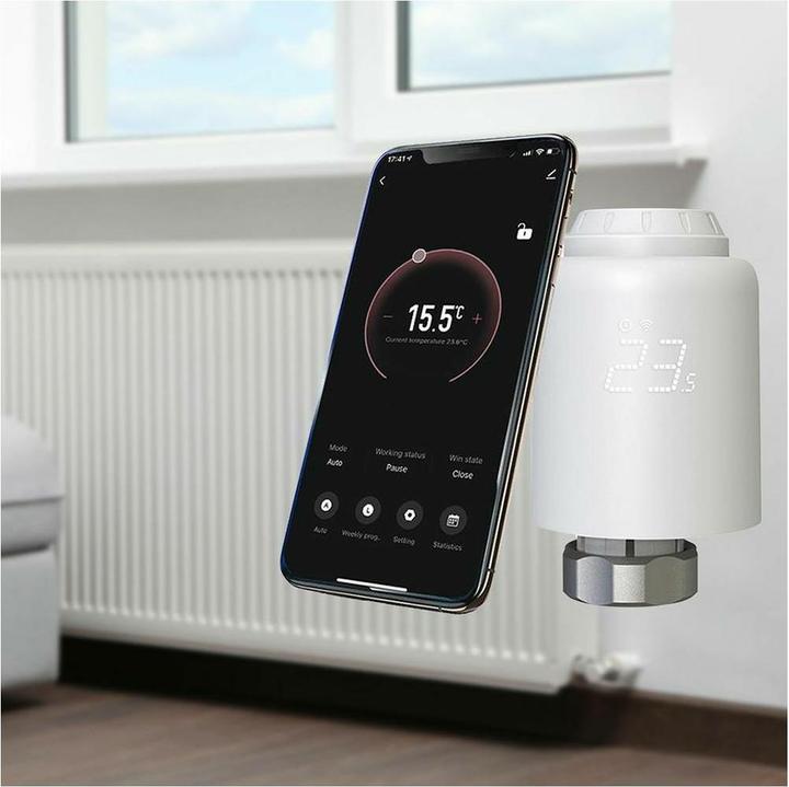 Image du produit Tellur Thermostat intelligent WiFi. Radiator Valve-ChytrÃ½ WiFi termostat. RadiÃ¡torovÃ½ valve RVSH1