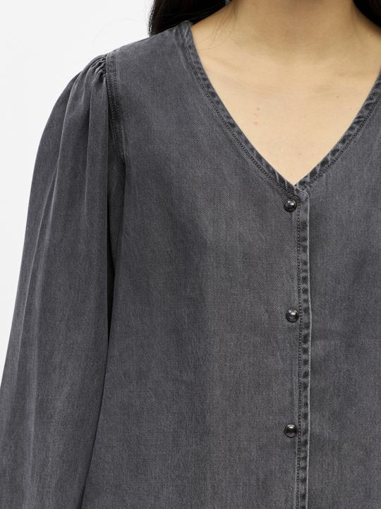 Image du produit Object Geknöpftes V-Ausschnitt Bluse (XL)