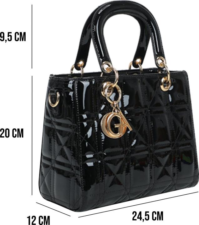 Produktbild Gallantry Abendtasche lackiert geometrisch
