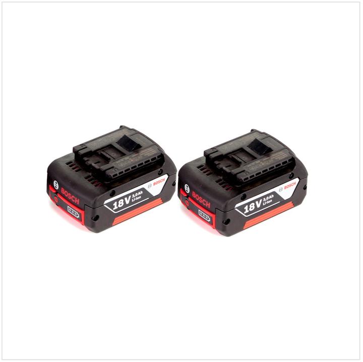 Actual product image Bosch Professional GBA Set 2x batteries 3,0Ah (18 V)