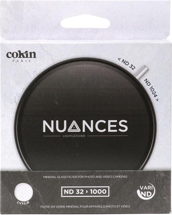 Productafbeelding Cokin Nuances Vario Filter ND-X 32-1000 82mm (82 mm, ND / grijsfilter, 82 mm)
