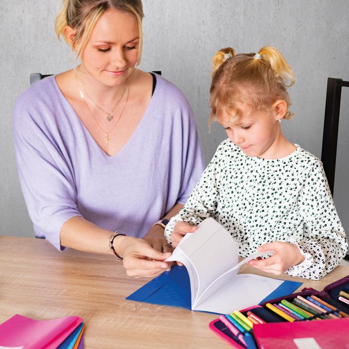 Actual product image HERMA Exercise book cover, DIN A5, made of PP, violet muted (A5)