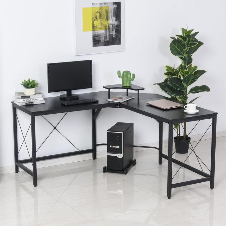 Produktbild Homcom Eckschreibtisch (150 x 150 x 76 cm)