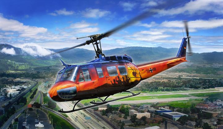 Actual product image Revell Bell UH-1D Goodbye Huey