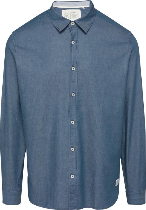 Produktbild S.Oliver Hemd Regular Fit: Baumwollhemd mit Strukturmuster (XXL)