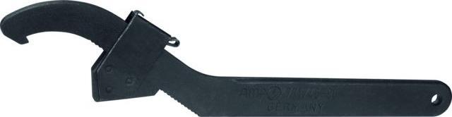 Immagine prodotto Amf Chiave a gancio regolabile con naso (38 mm, 23 mm, 30 mm, 33 mm, 41 mm, 24 mm, 42 mm, 35 mm, 28 mm, 32 mm, 39 mm, 36 mm, 40 mm, 29 mm, 31 mm, 37 mm, 34 mm, 26 mm, 22 mm, 25 mm, 27 mm, 21 mm, 20 mm)