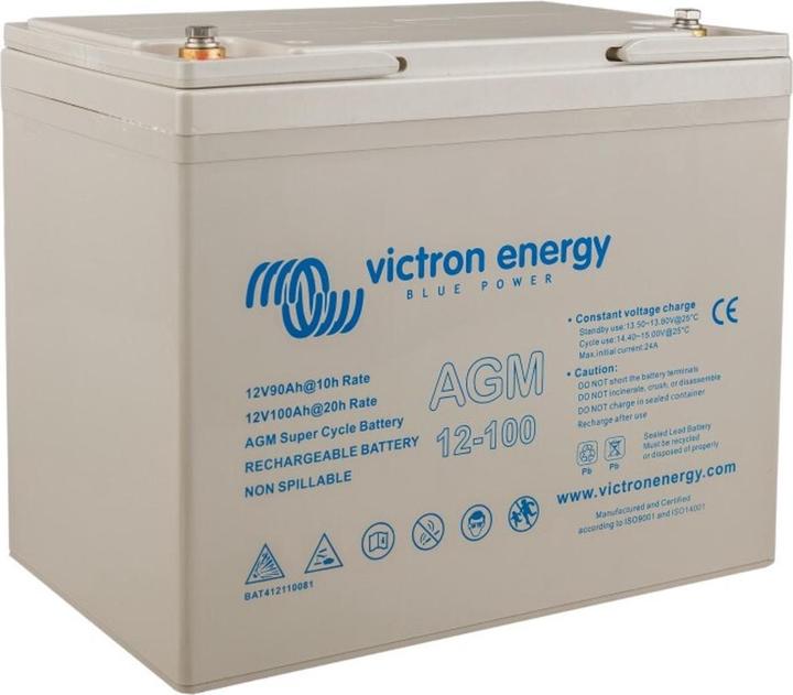 Victron Energy Bleiakku AGM Super Cycle (12 V, 100 Ah)