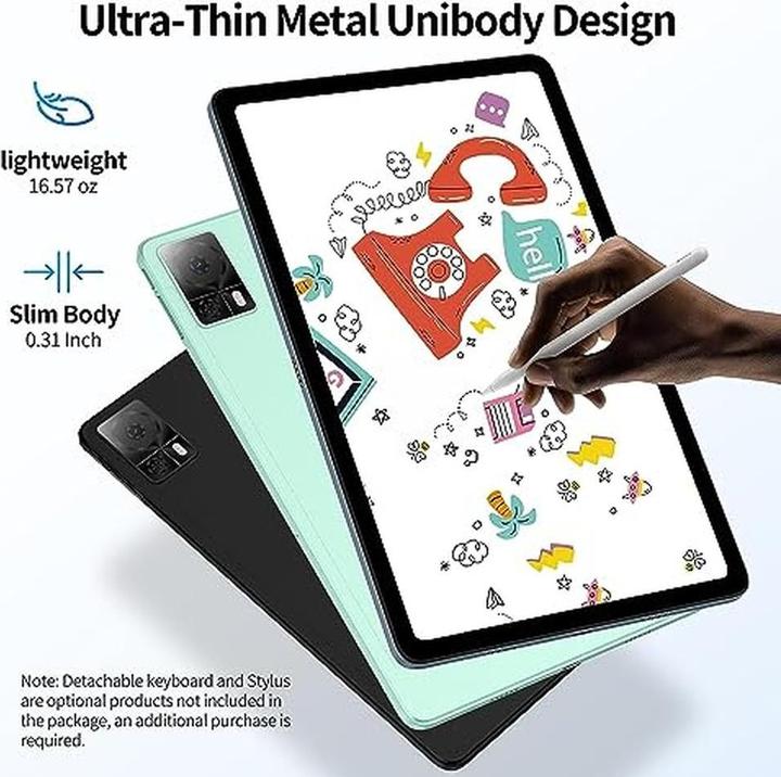 Produktbild Doogee T20S (4G-Tablet - 10.4", 128 GB, 8 GB RAM) Grün (10.40", 128 GB, Grün)