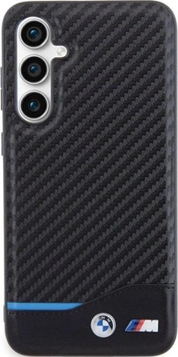 Image du produit BMW BMHCS23FE22NBCK S23 FE S711 czarny/black Leather Carbon (Samsung Galaxy S23 FE)