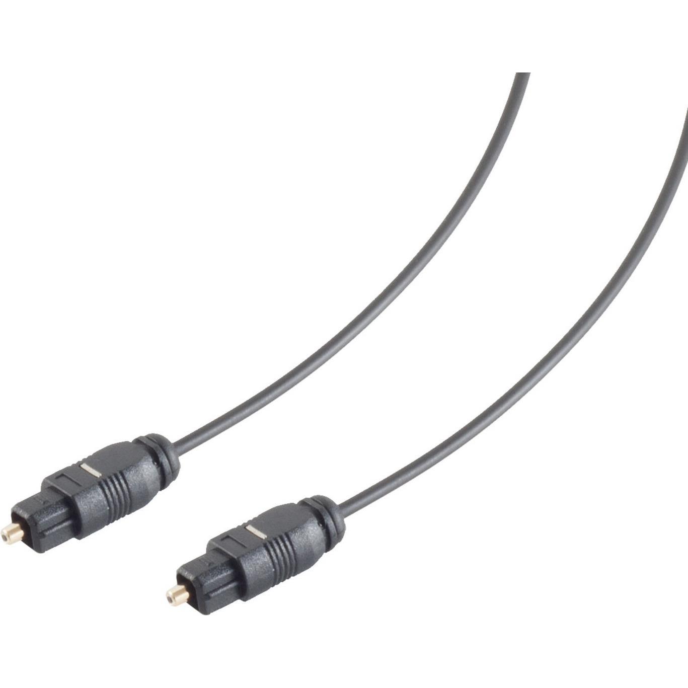 Shiverpeaks S/CONN maximum connectivity Lichtwellenleiterkabel 2,2mm, Toslink-Stecker auf Toslink-Stecker, 15,0m (15 m, ...