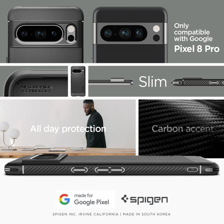 Actual product image Spigen Rugged Armor (Google Pixel 8 Pro)