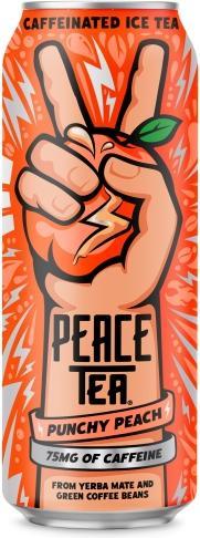Actual product image Peace Tea Punchy Peach (24 x 50 cl)
