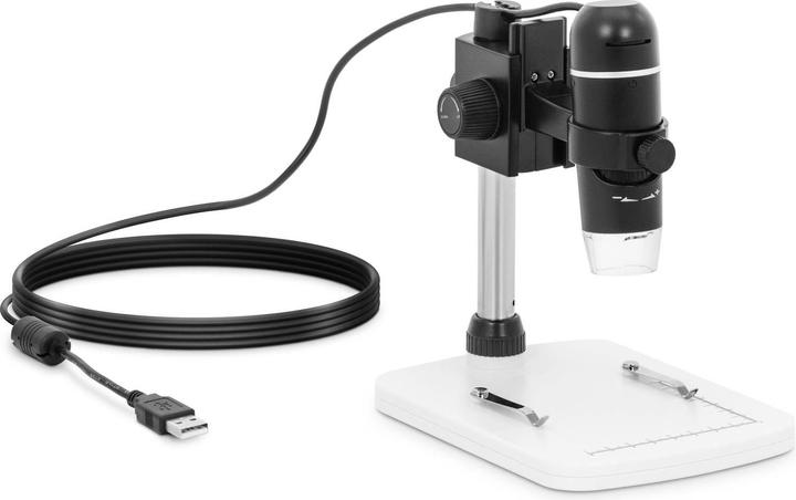 Produktbild Steinberg Systems Digitales Mikroskop 20 - 300 x 8 LED-Ringlicht USB-Mikroskop Auflichtmikroskop