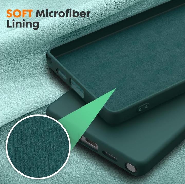 Actual product image Screenguard Liquid Silicone Case Hülle (Samsung Galaxy S25 Ultra)