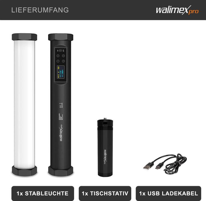 Produktbild Walimex pro RGB Tube Small M10