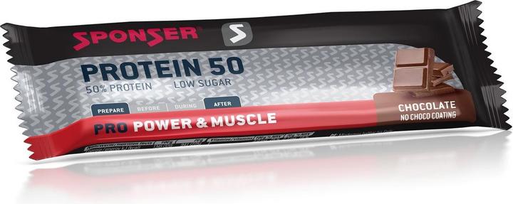 Actual product image Sponser Protein 50 (Chocolate, 25 pcs., 1250 g)