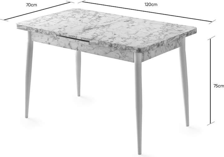 Image du produit Hanah Home Aubrielle (120 x 70 x 75 cm)