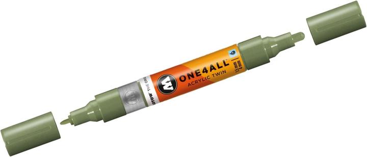 Produktbild Molotow Marqueur pour Maquettes - One4All Twin - Acrylique Amazone Clair - 1,5/4mm - -205 - 15 cm (Amazonas Hell, 4 mm, 1 x)
