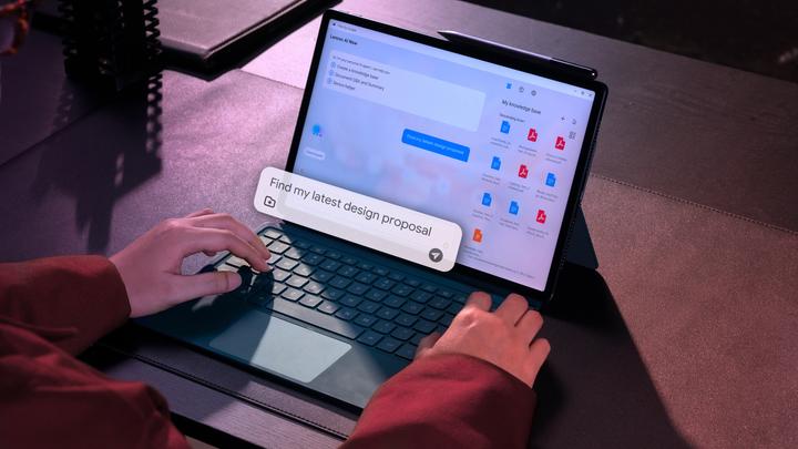 Actual product image Lenovo Yoga Tab Plus (WLAN only, 12.70", 16 GB, Tidal Teal)