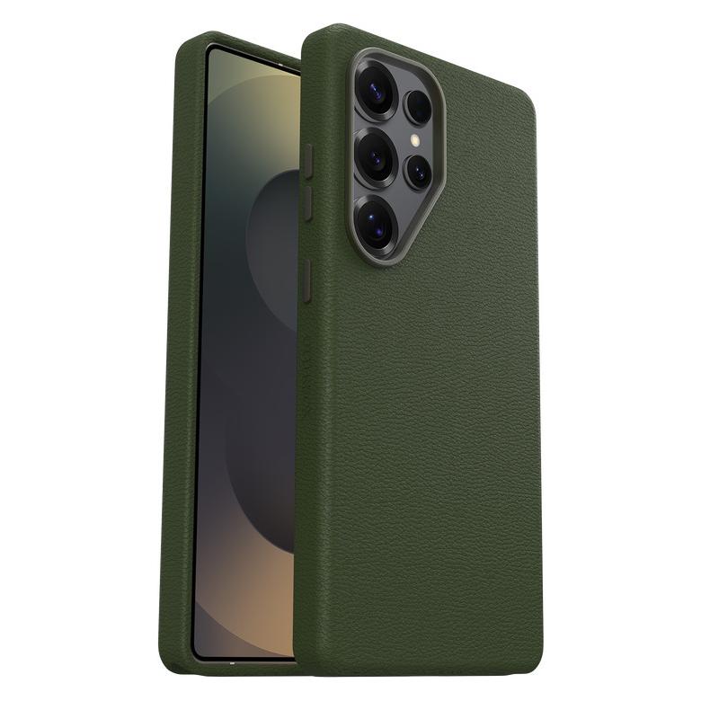 OtterBox Symmetry Cactus Leather (Samsung Galaxy S25 Ultra), Smartphone Hülle, Grün