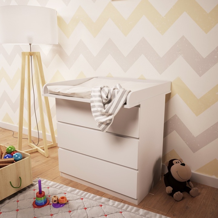 Produktbild Polini kids Wickelaufsatz für die Ikea Malm Hemnes und Nordli Kommode