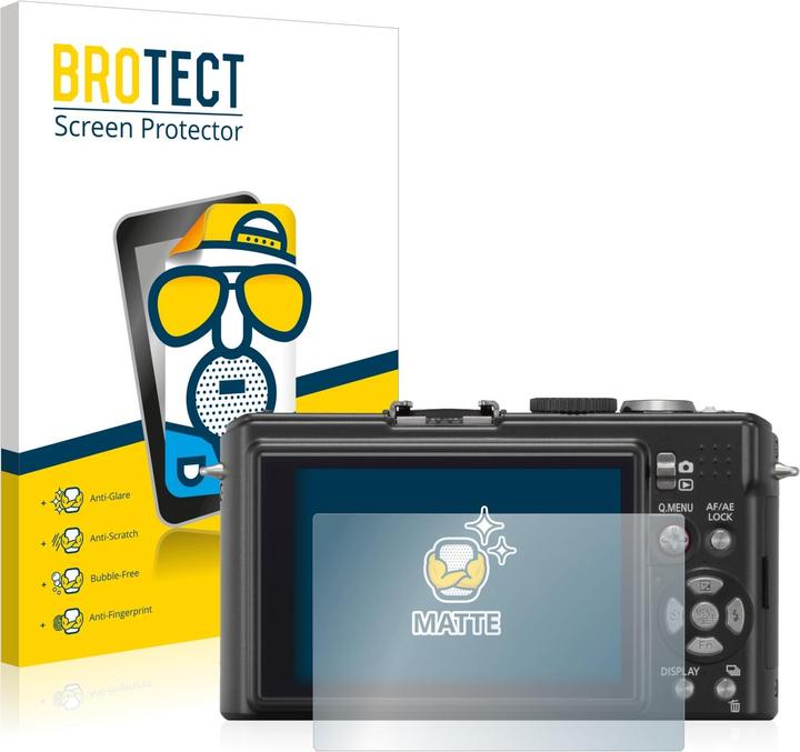 Brotect Pellicola Vetro Opaca Per Olympus OM System OM-5 - 3 Pezzi Anti Riflesso 540512