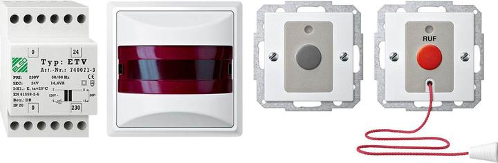 Produktbild Merten Behinderten-WC-Set MEG4848-1419 f. DIN-Schie. Mont., polarws. glänz MEG4 MEG4848-1419