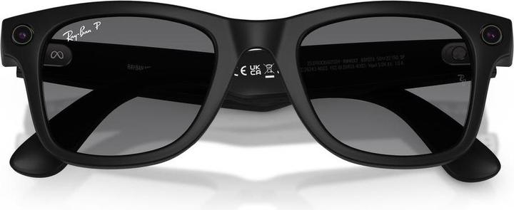 Image du produit Ray Ban : Meta Wayfarer - Sunglasses - Grey - Polar Grad - RW4012 - 53mm (32 Go)