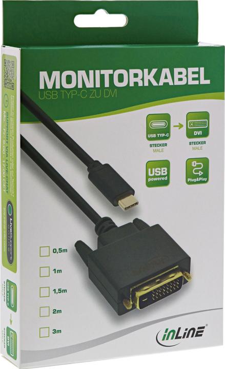 Actual product image InLine USB display cable (1 m, USB)