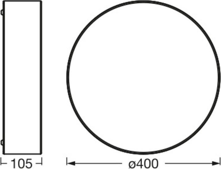 Produktbild Osram ORBIS PARIS 400 mm 2XE27 WT (E27)