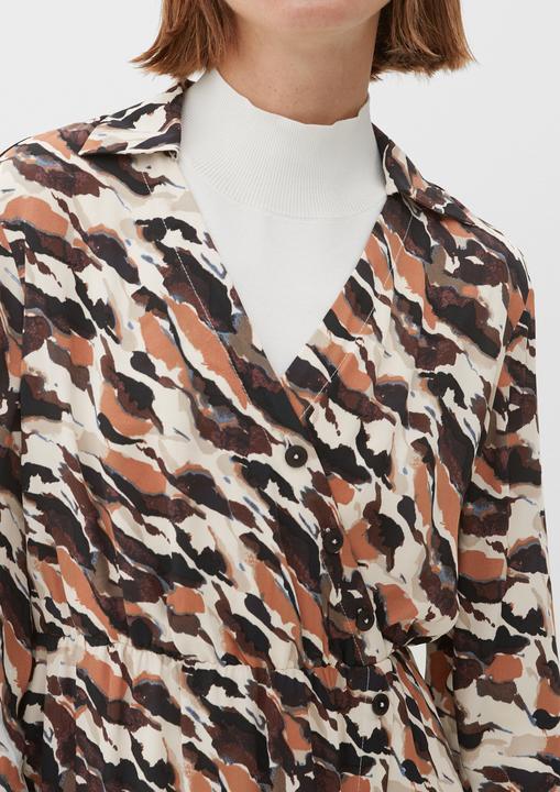 Image du produit s.Oliver Kleid Viskose-Kleid mit Knopfleiste (46)