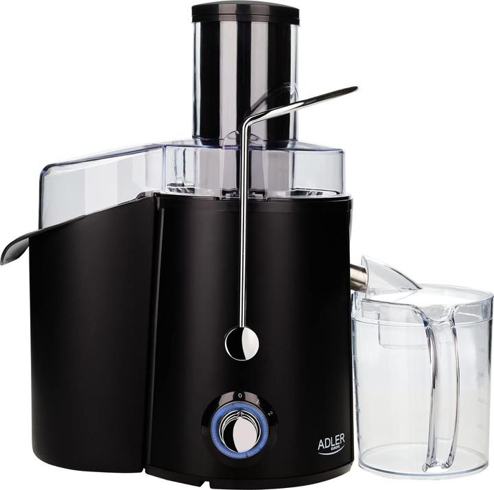Adler Juicer AD 4127 Mattschwarz, 1000 W, Anzahl Geschwindigkeiten 2