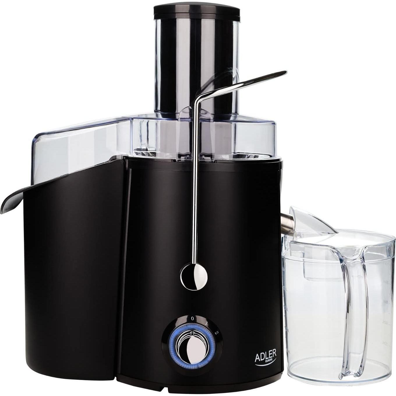 Adler Juicer AD 4127 Mattschwarz, 1000 W, Anzahl Geschwindigkeiten 2, Entsafter, Schwarz