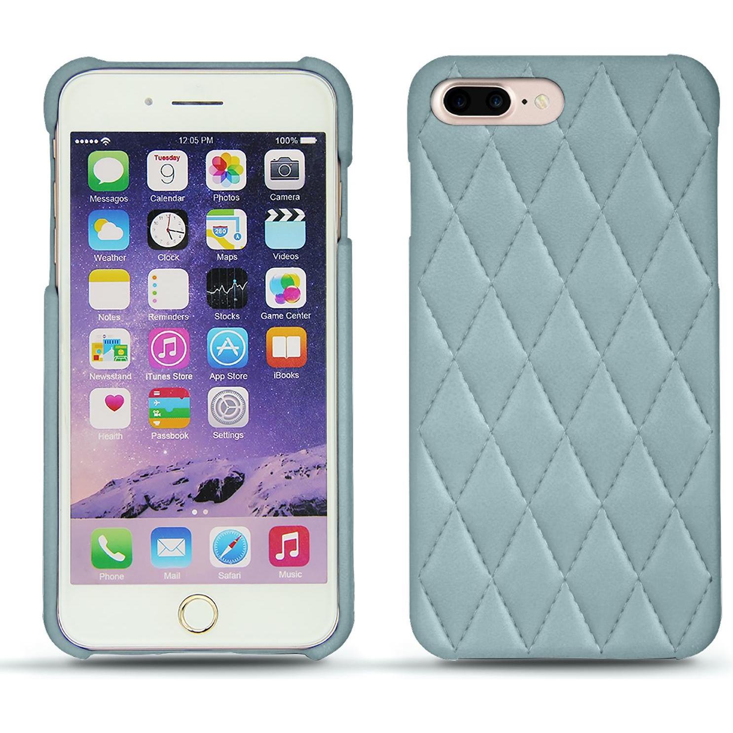 Noreve Lederschutzhülle (Apple iPhone 7 Plus), Smartphone Hülle, Blau