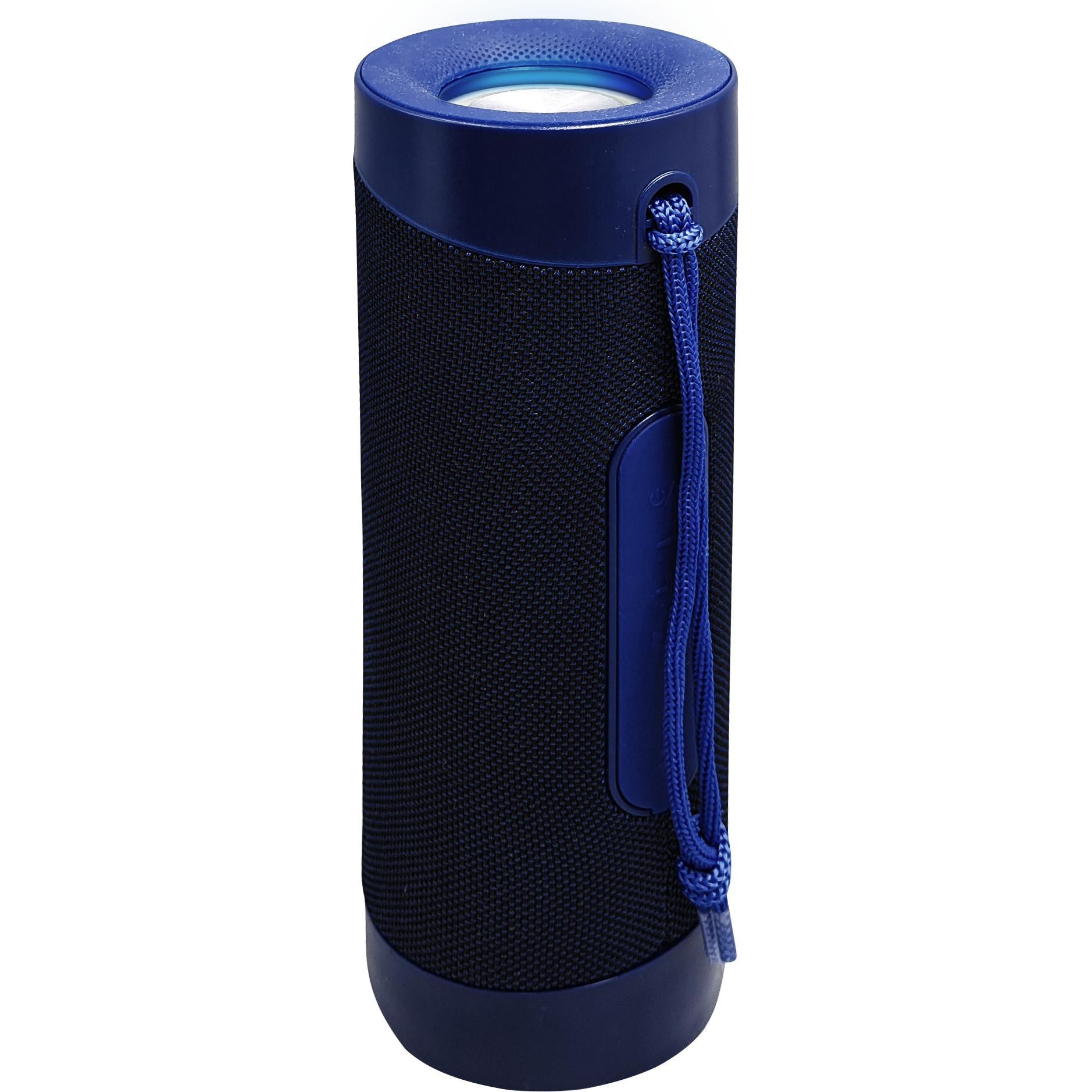 Denver BTV-208BU BLUE (Batteriebetrieb), Bluetooth Lautsprecher, Blau, Schwarz