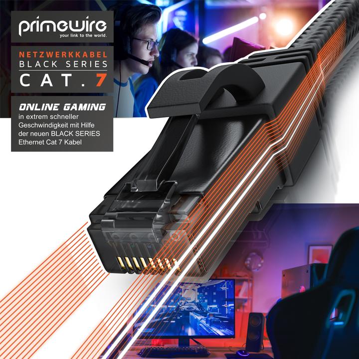 Actual product image Primewire Netzwerkkabel (S/FTP, CAT7, 2 m)