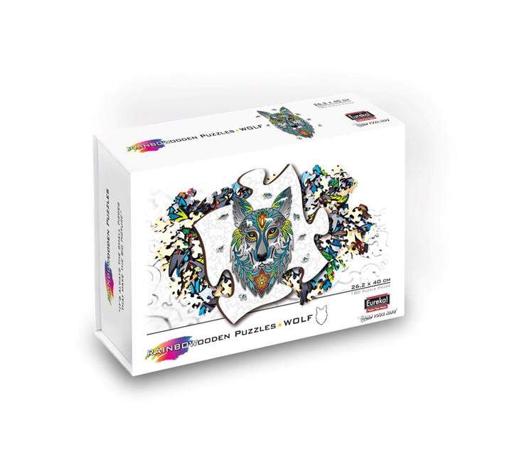 Image du produit Eureka 2D RainboWooden Puzzle Loup (180 pièces)