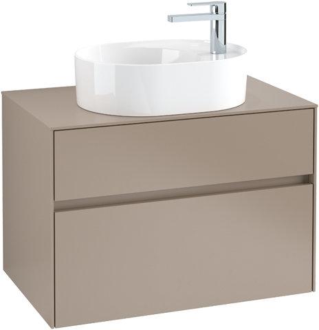 Produktbild Villeroy & Boch Collaro Waschbeckenunterschrank 800x548x500 mm, 2 Auszüge, für Waschbecken mittig (87 x 62 x 57 cm)