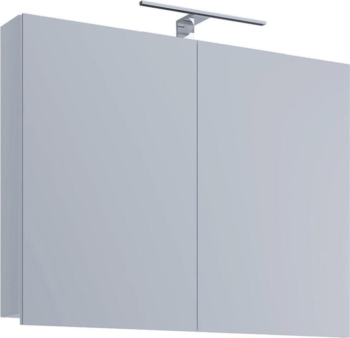 Actual product image VCM Wood bathroom furniture mirror cabinet Badinos 80 cm (80 x 12 x 59 cm)