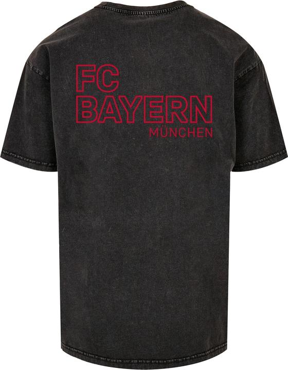 Actual product image FC Bayern München Mia San Mia VR Acid Washed Heavy Oversize Tee - 115275 (M)