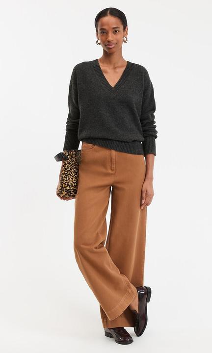 Produktbild La Redoute Collections Pullover mit V-Ausschnitt (S)