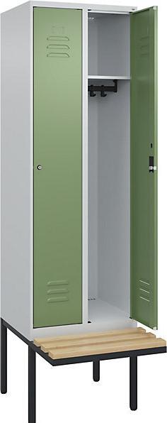 Actual product image C+P Locker Classic PLUS bench seat (60 cm, 212 cm)