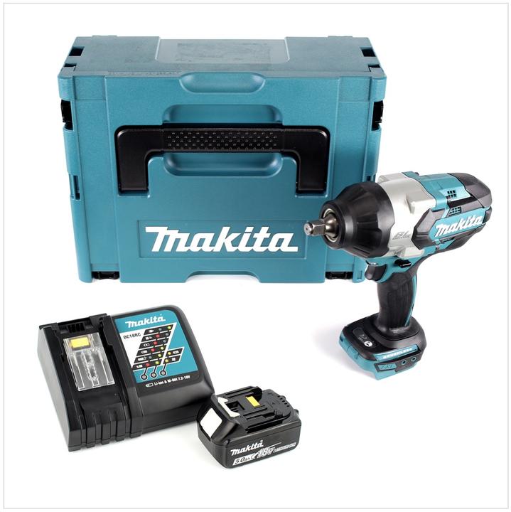 Immagine prodotto Makita DTW 1002 RT1J Avvitatore ad impulsi a batteria 18V in valigetta Makpac + 1x Batteria BL 1850