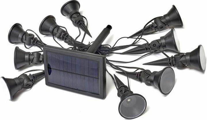 Produktbild Garland LED-Lichterkette Multispot 10-PK Solar Pflock 5 Lm (6 m)